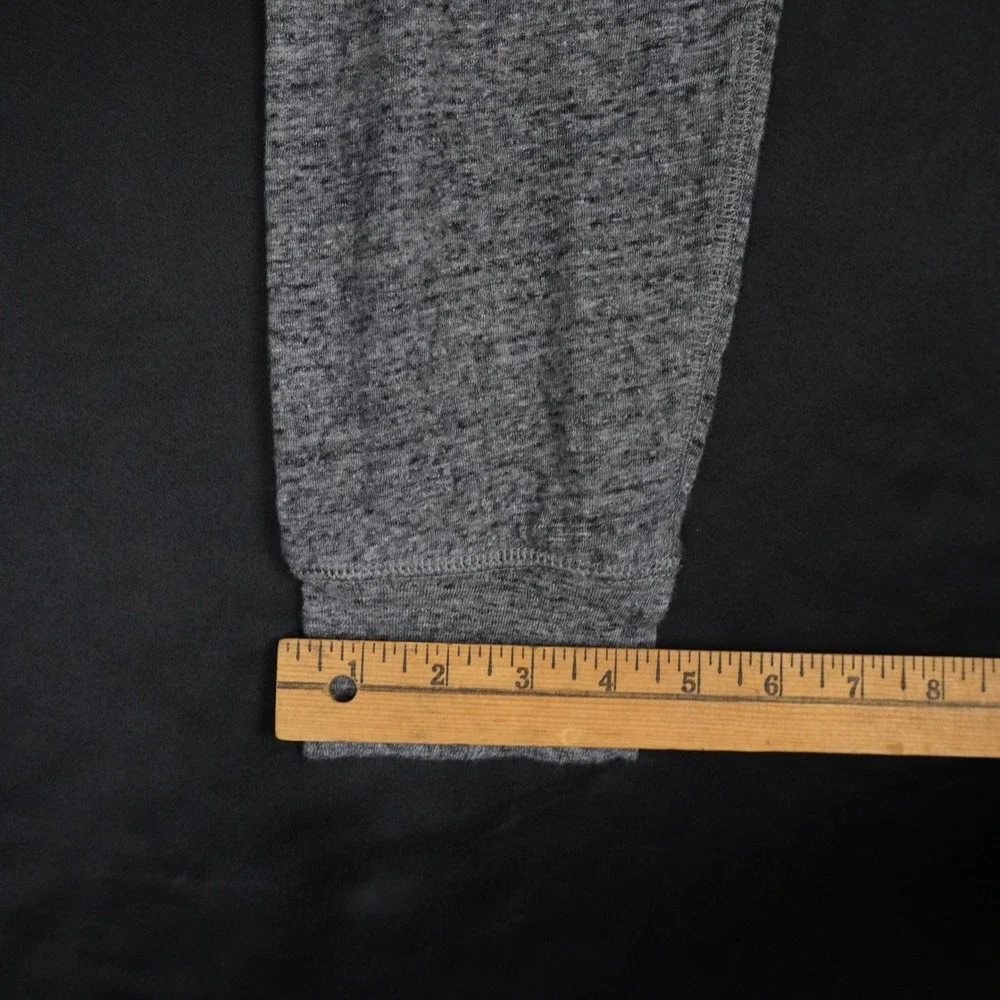 J.Crew Quarter Zip Pullover Mens XL Heather Gray Marled 100% Cotton